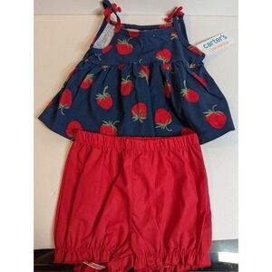New Carter's Strawberry‎ Outfit 12 Month